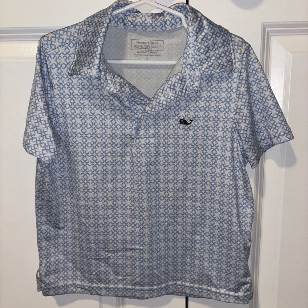 Kids 5T Vineyard Vines Light Blue Polo